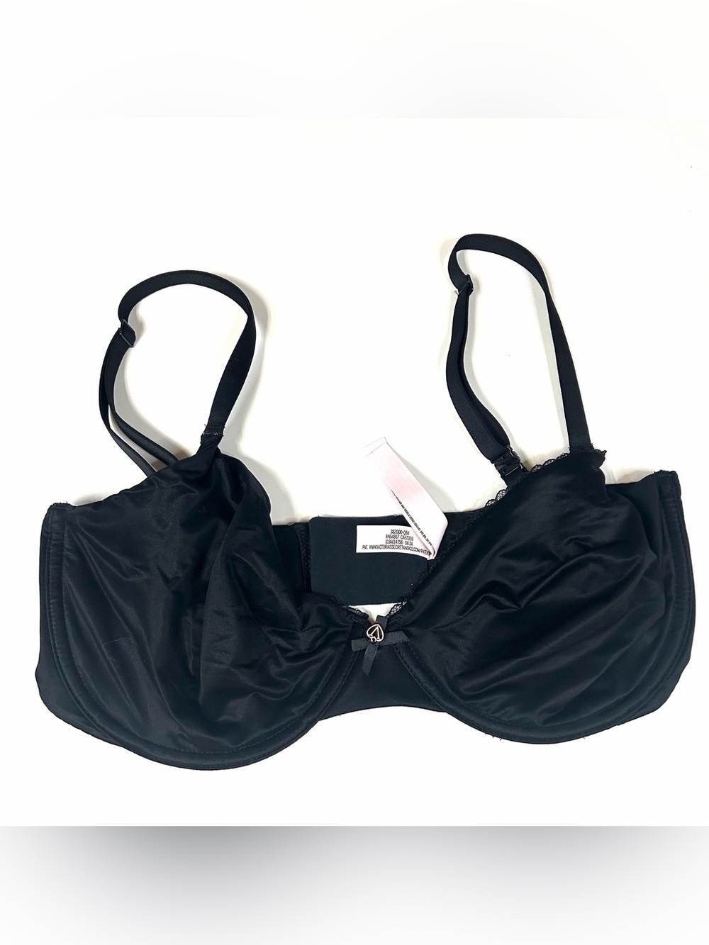 Body By Victorias Secret 34DDD Unlined Demi Bra Solid Black Underwire #4170